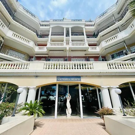 Le Victoria Beach, Beau T2 A 1 Minute Des Plages Апартаменти Мантон