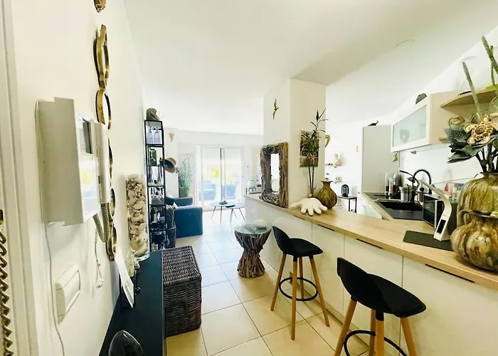 Le Victoria Beach, Beau T2 A 1 Minute Des Plages *